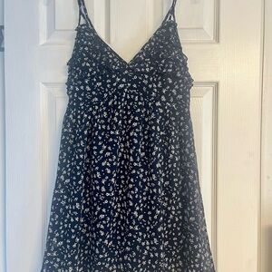 Trixxi Navy and White Floral Dress